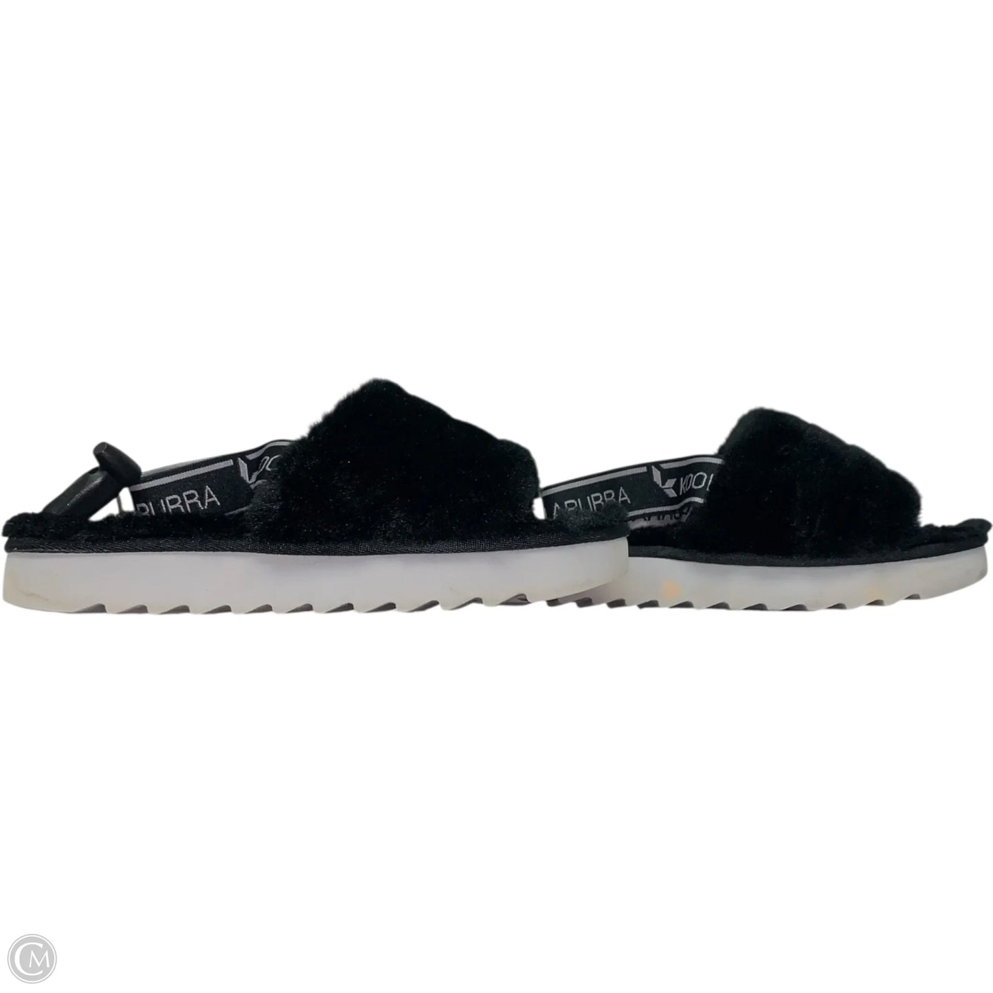 Sandals Designer By Ugg In Black, Size: 8