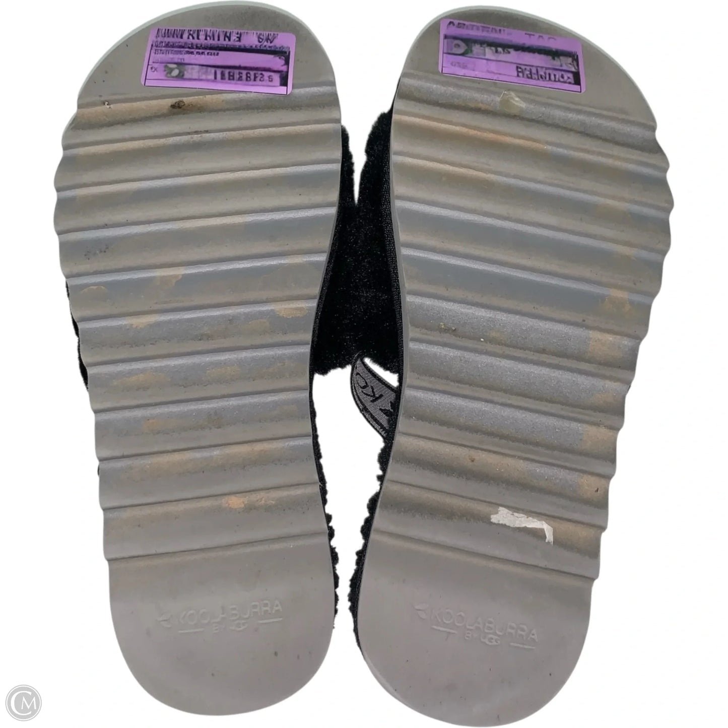 Sandals Designer By Ugg In Black, Size: 8
