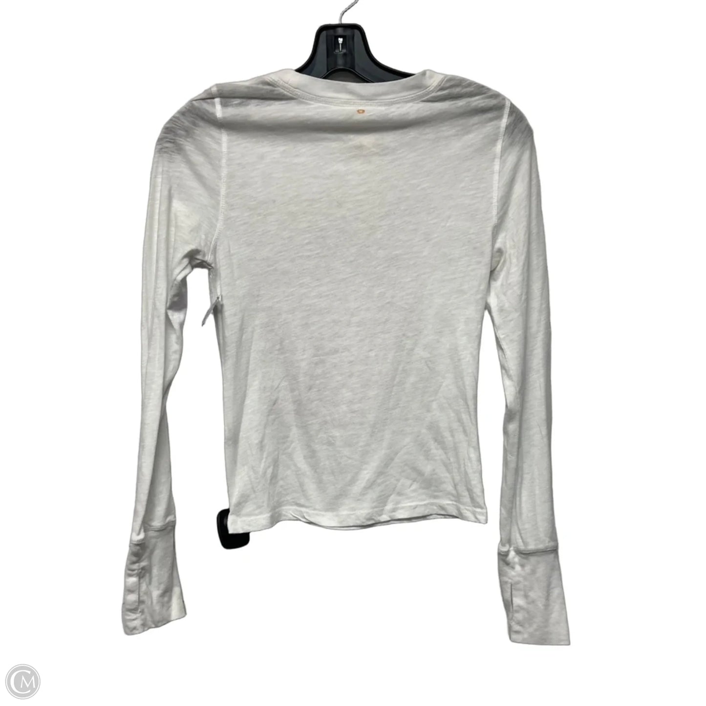 Top Long Sleeve By Spiritual Gangster In White, Size: Xs