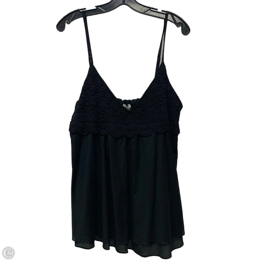 Top Sleeveless By Metro 7 In Black, Size: Xl