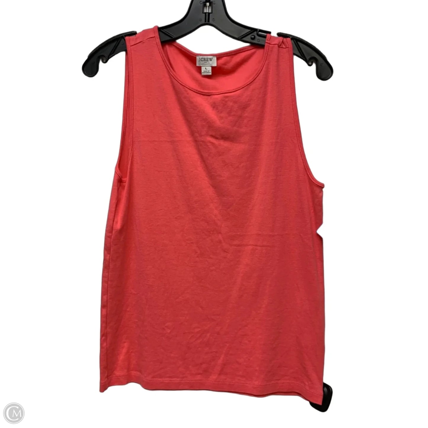 Top Sleeveless Basic By J. Crew In Coral, Size: L