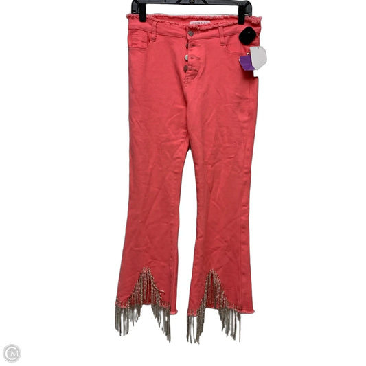 Jeans Boot Cut By Julianas In Pink, Size: L