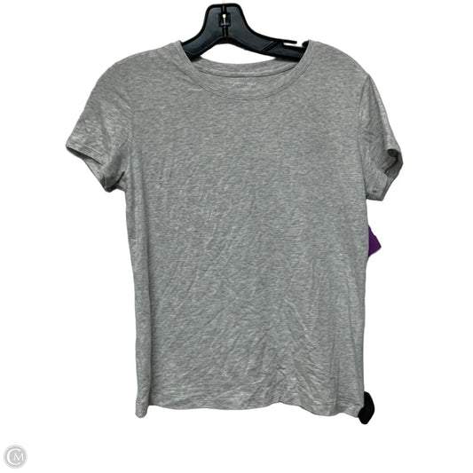 Top Short Sleeve Basic By Banana Republic In Grey, Size: S