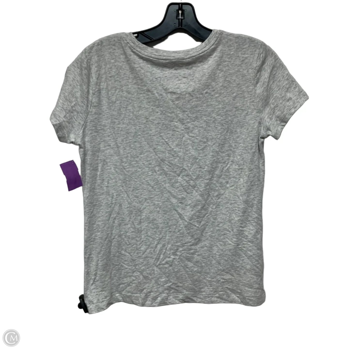 Top Short Sleeve Basic By Banana Republic In Grey, Size: S