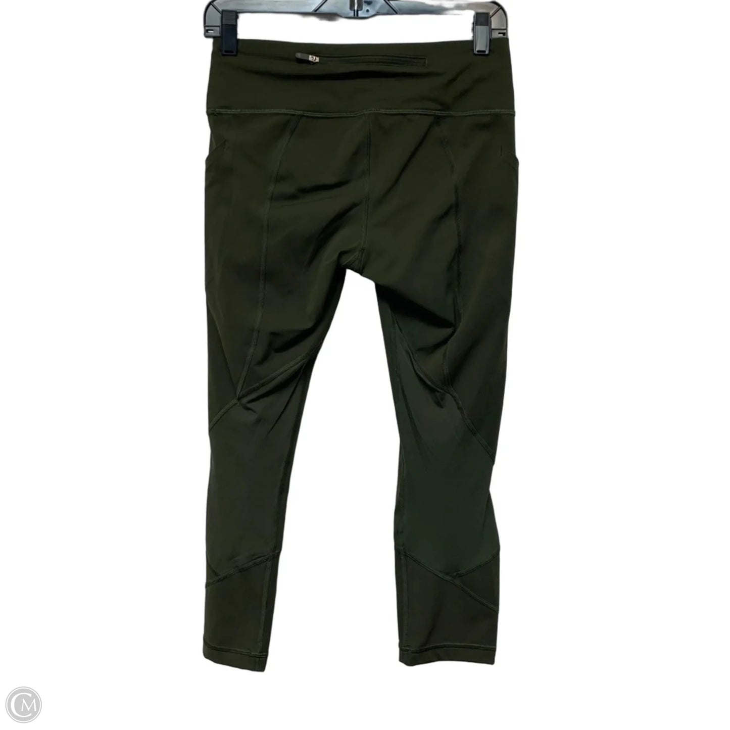 Athletic Capris By Lululemon In Green, Size: S