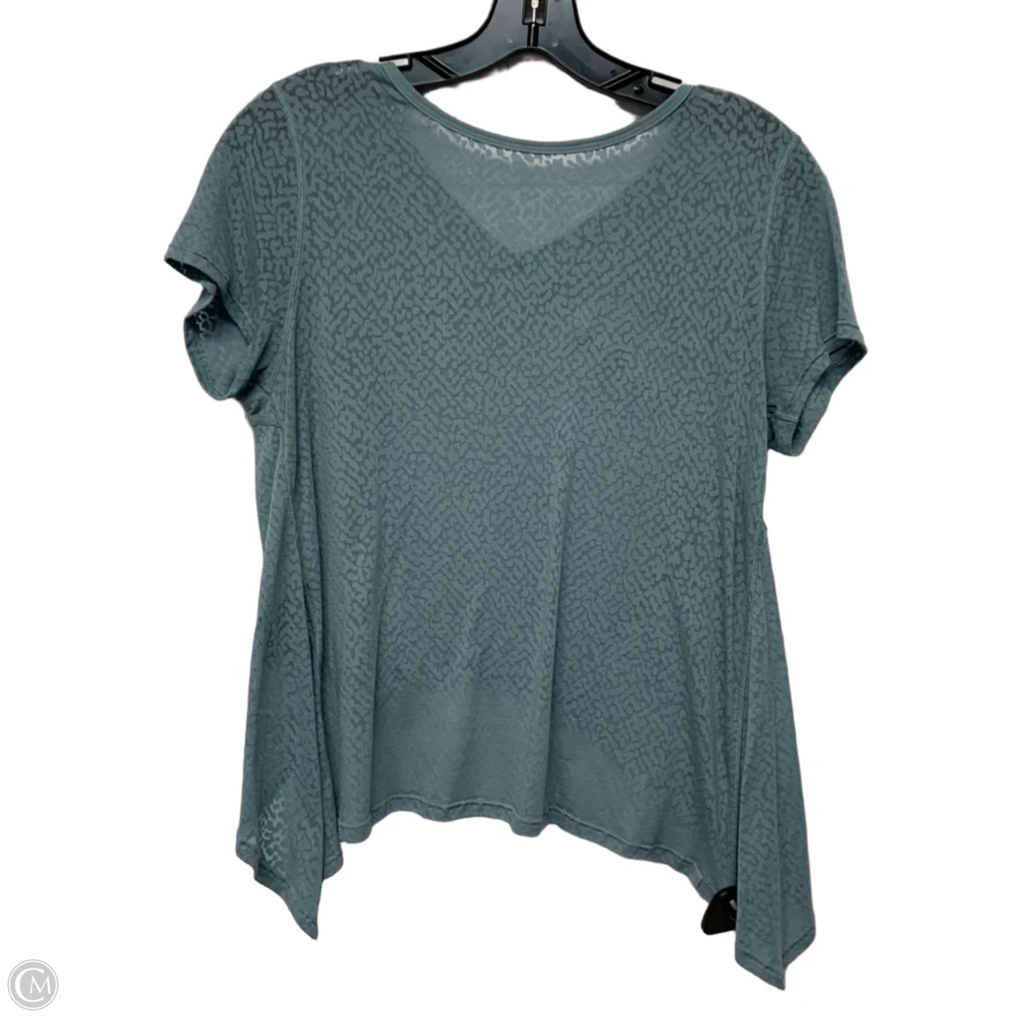 Athletic Top Short Sleeve By Lululemon In Blue, Size: S