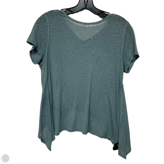 Athletic Top Short Sleeve By Lululemon In Blue, Size: S