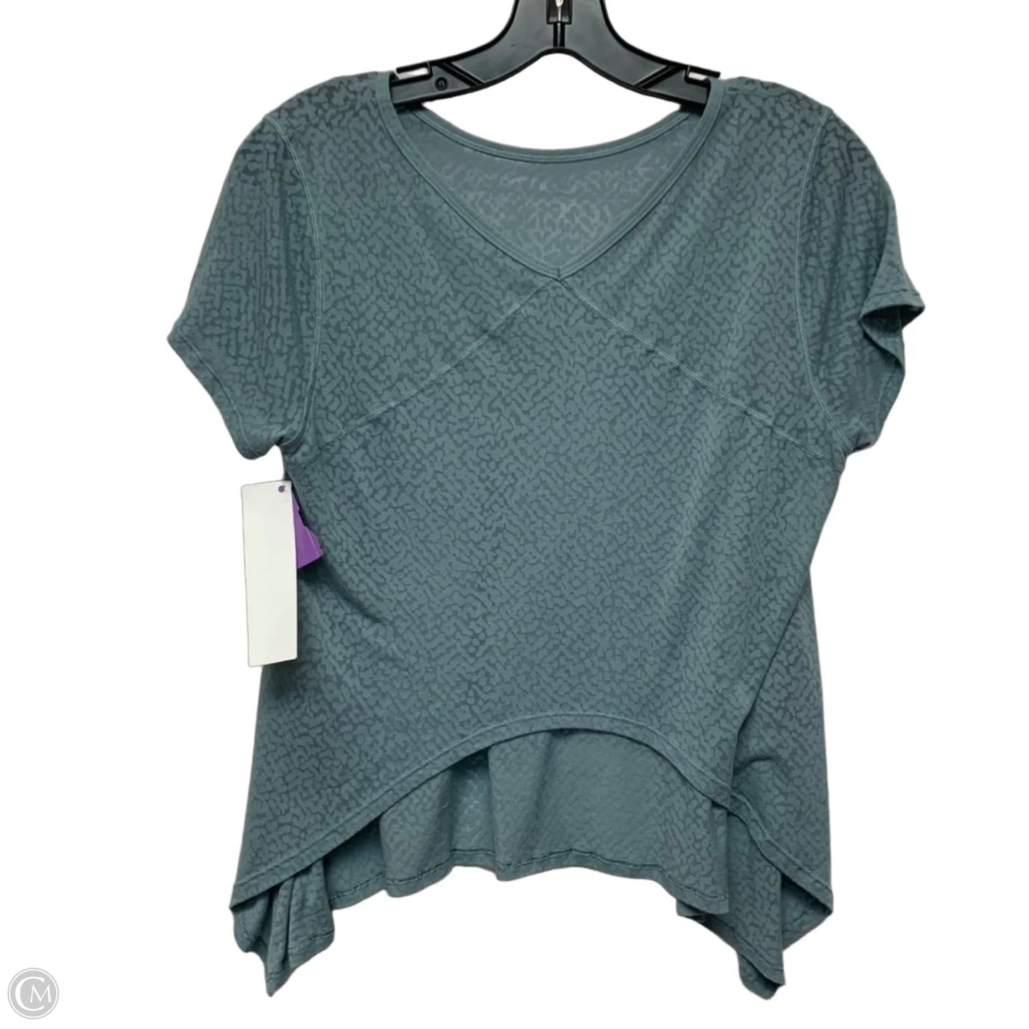 Athletic Top Short Sleeve By Lululemon In Blue, Size: S