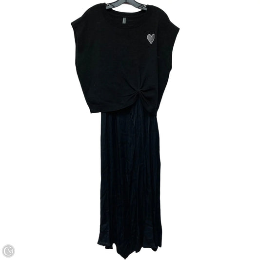 Dress Casual Maxi By Anthropologie In Black, Size: L