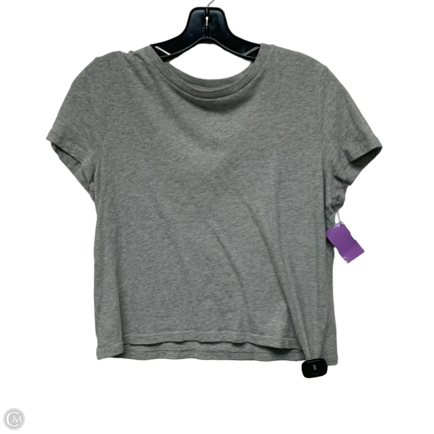 Top Short Sleeve Basic By Gap In Grey, Size: S