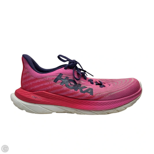 Shoes Athletic By Hoka In Pink & Purple, Size: 8.5