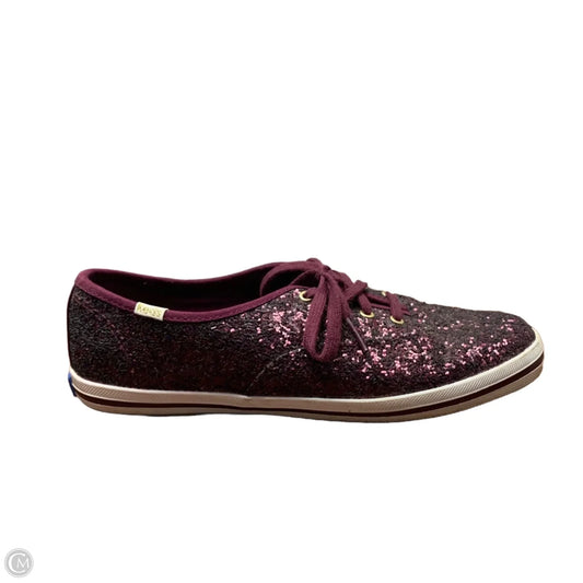 Shoes Designer By Kate Spade In Maroon, Size: 8.5