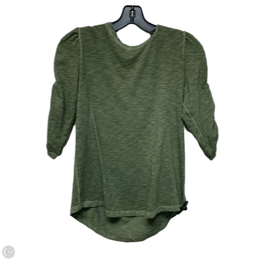 Top 3/4 Sleeve By Veronica Beard In Green, Size: S