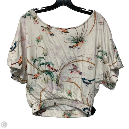 Top Short Sleeve By Maeve In White, Size: Xxs