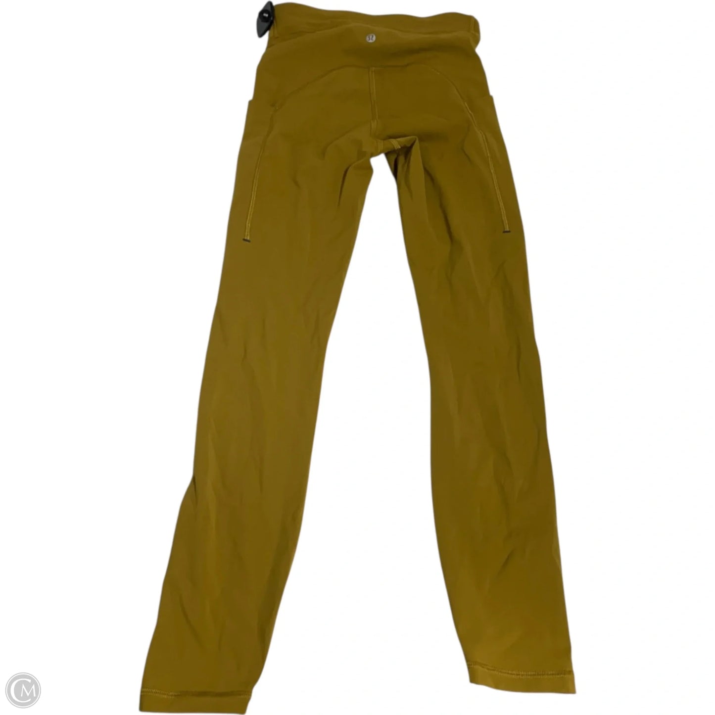 Athletic Leggings By Lululemon In Yellow, Size: S