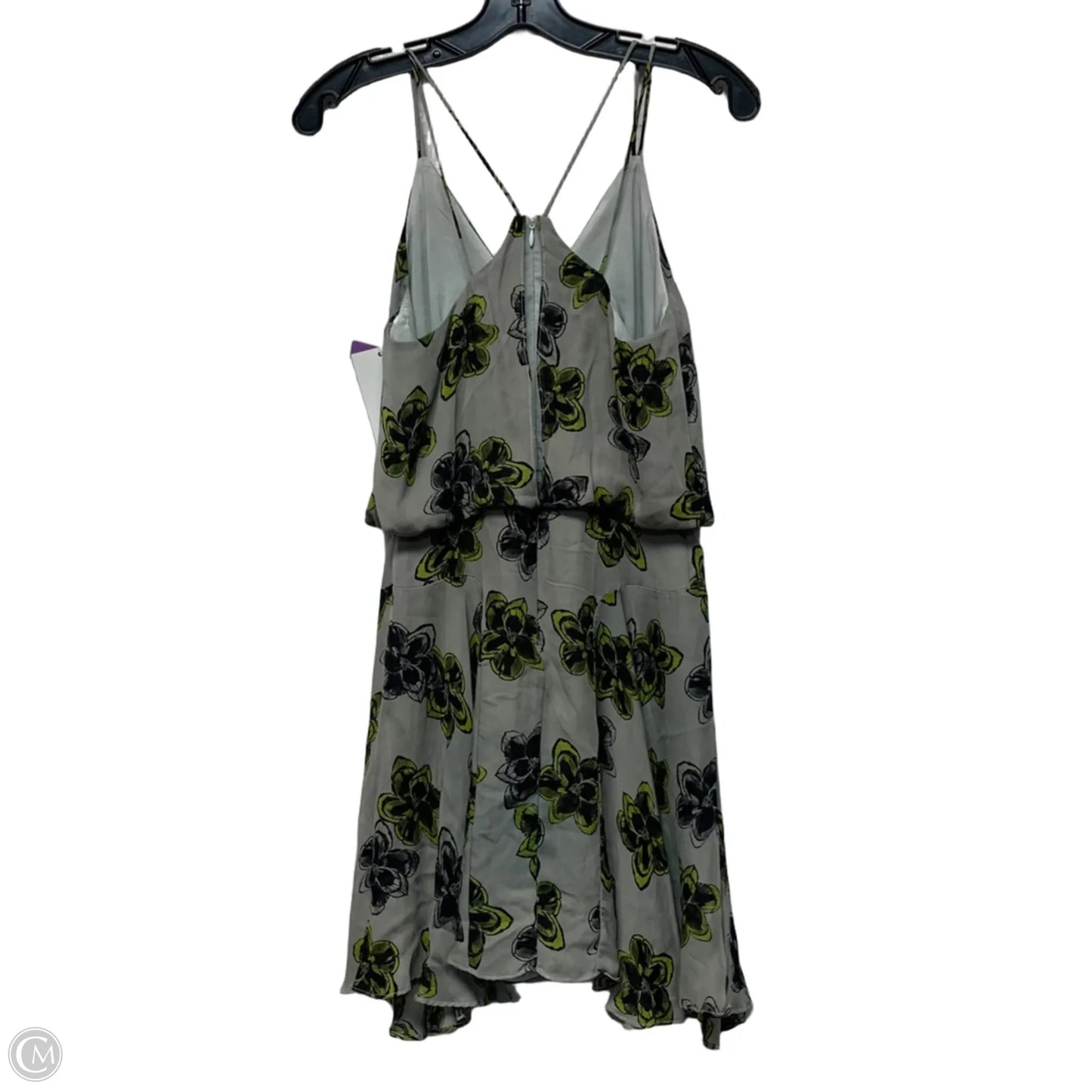 Dress Designer By Milly In Green & Grey, Size: Xs