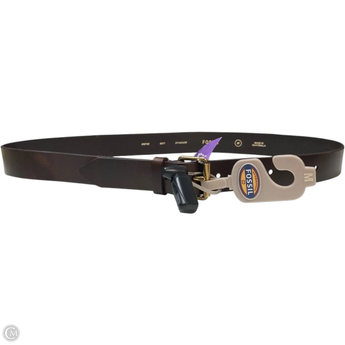 Belt Leather By Fossil, Size: Medium