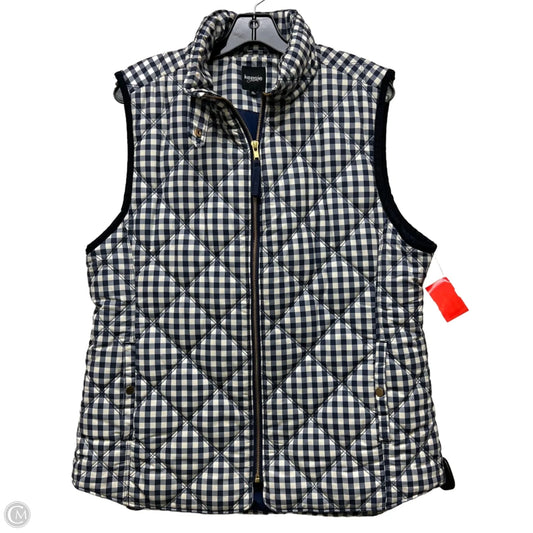 Vest Puffer & Quilted By Kensie In Blue & White, Size: Xl
