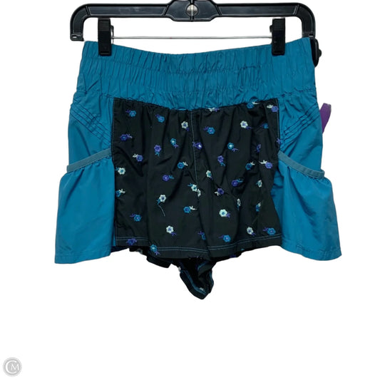 Athletic Shorts By Free People In Black & Blue, Size: S