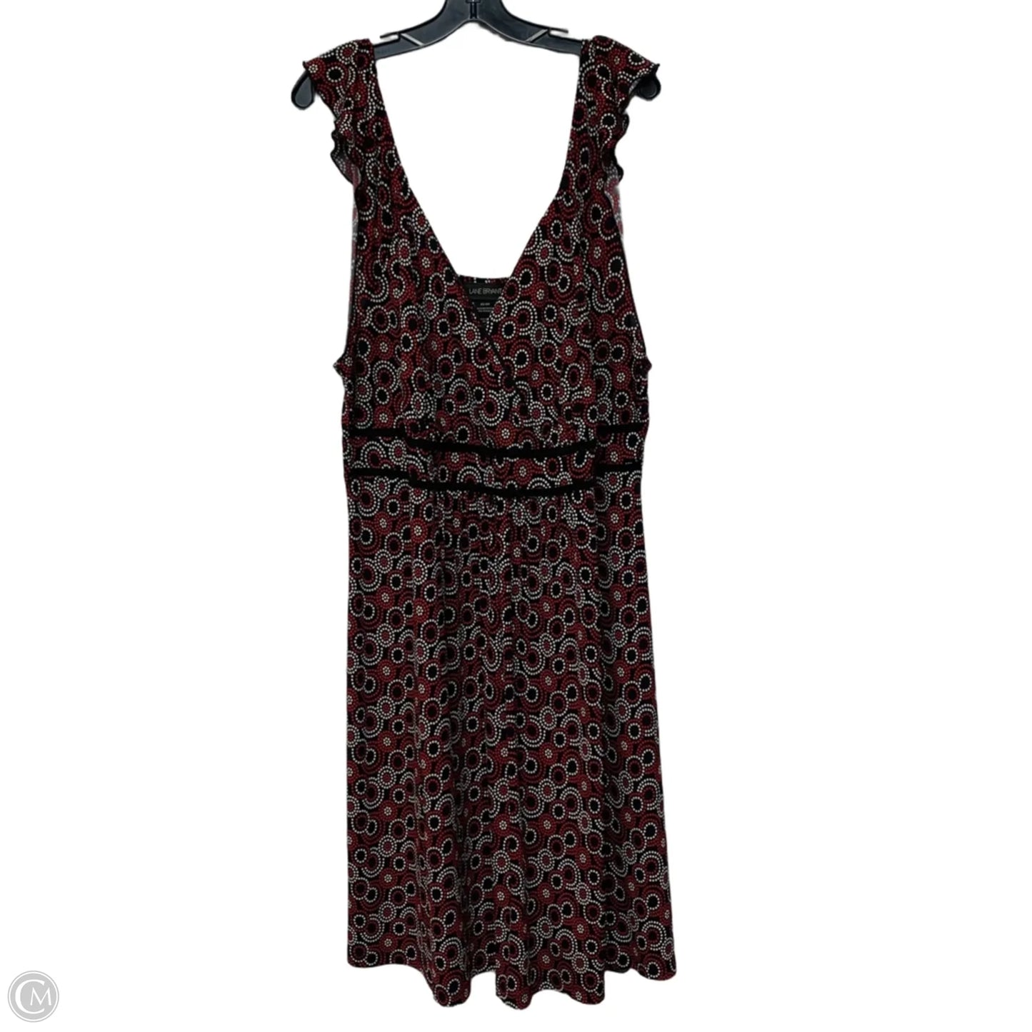 Dress Casual Short By Lane Bryant In Black & Red, Size: 3x