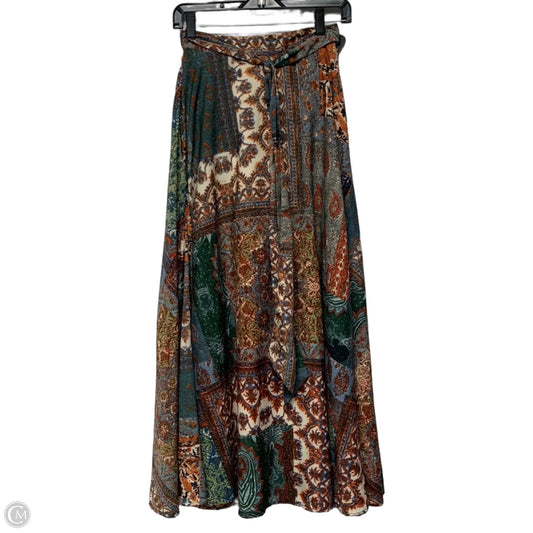 Skirt Maxi By Cupio In Multi-colored, Size: Xs