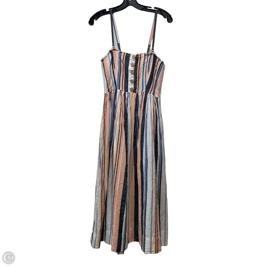 Dress Casual Midi By Free People In Striped Pattern, Size: S