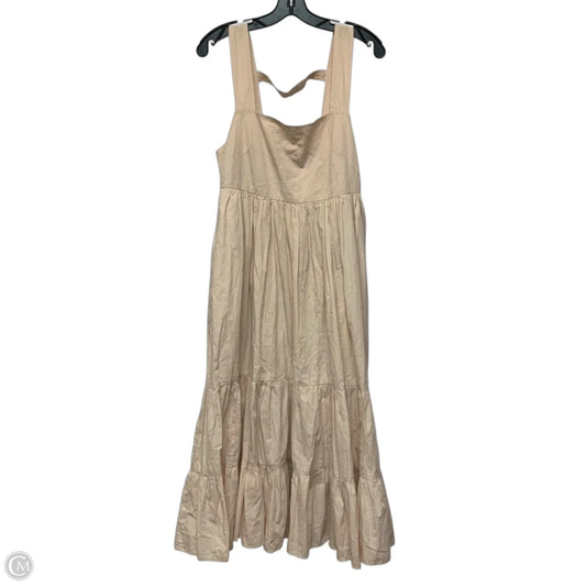 Dress Casual Maxi By Anthropologie In Cream, Size: M