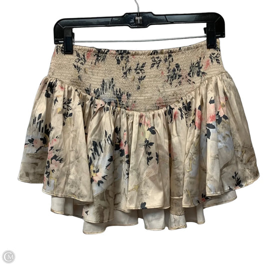Skirt Mini & Short By Kimchi Blue In Cream, Size: S