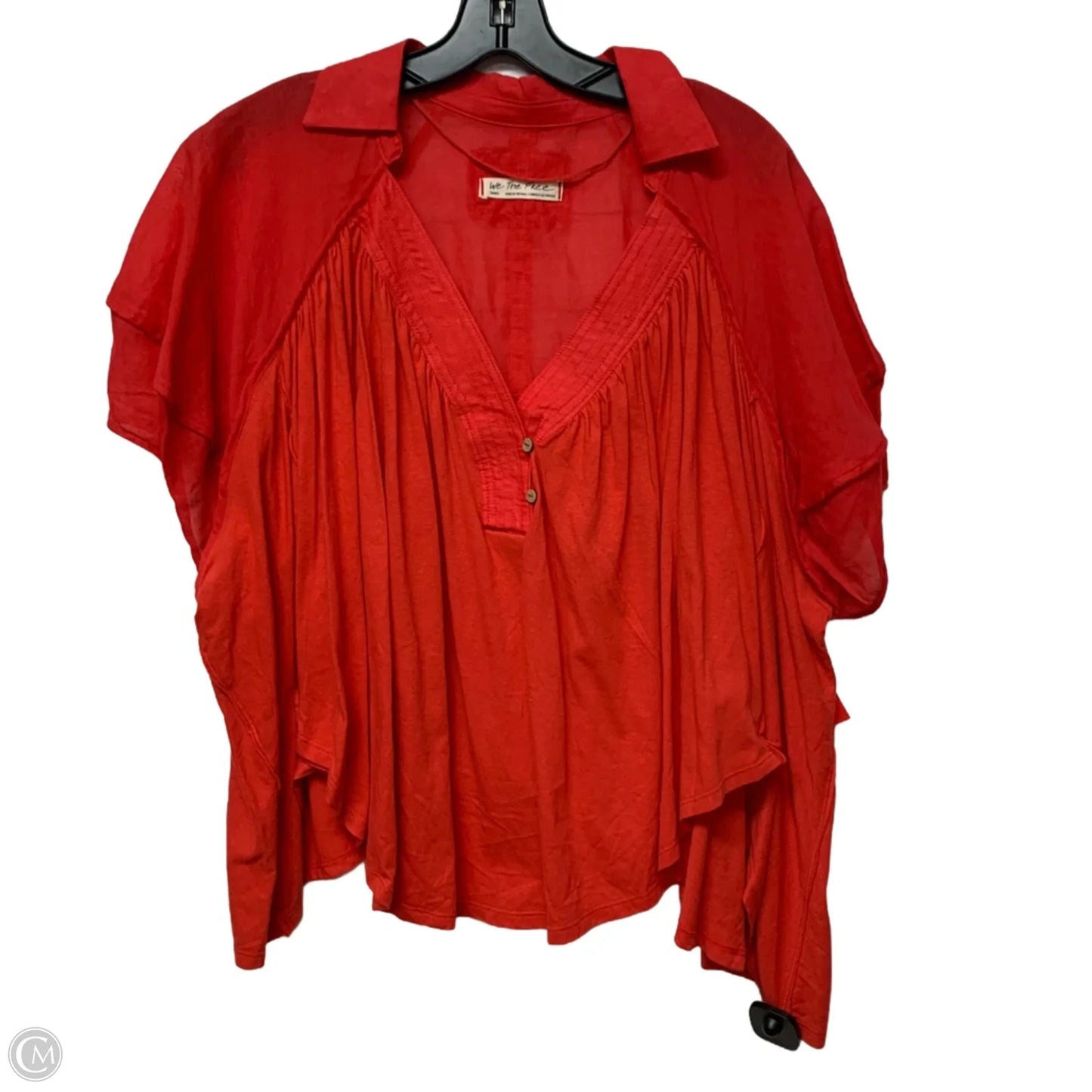 Top Short Sleeve By We The Free In Red, Size: S