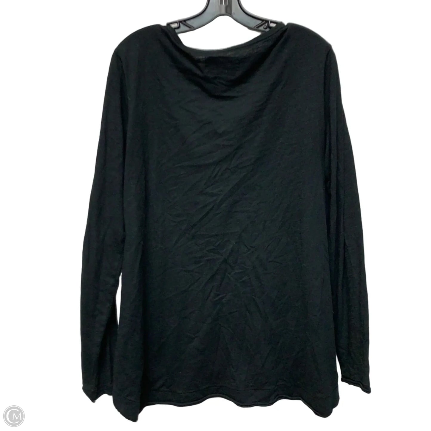 Top Long Sleeve Basic By Postmark In Black, Size: L