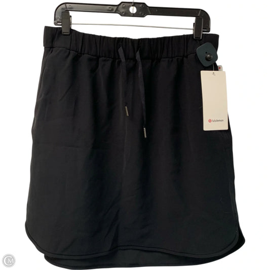 Athletic Skirt By Lululemon In Black, Size: L