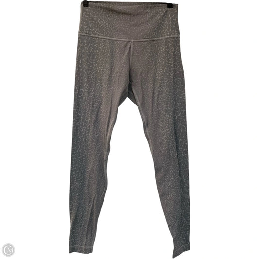 Athletic Leggings By Lululemon In Grey, Size: M
