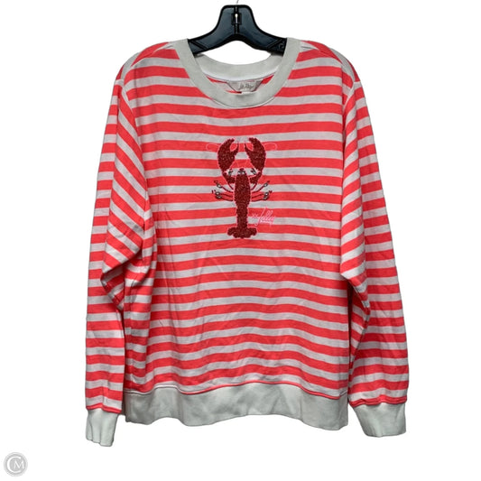 Top Long Sleeve Designer By Lilly Pulitzer In Striped Pattern, Size: L