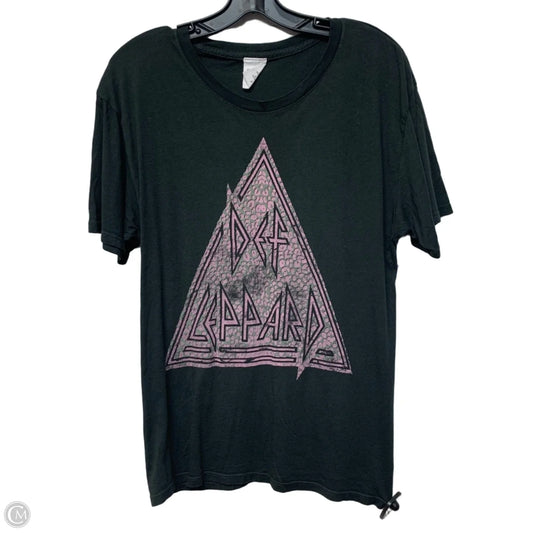 Top Short Sleeve By LetLuv In Grey, Size: S