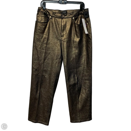 Jeans Designer By Kate Spade In Blue & Gold, Size: 12