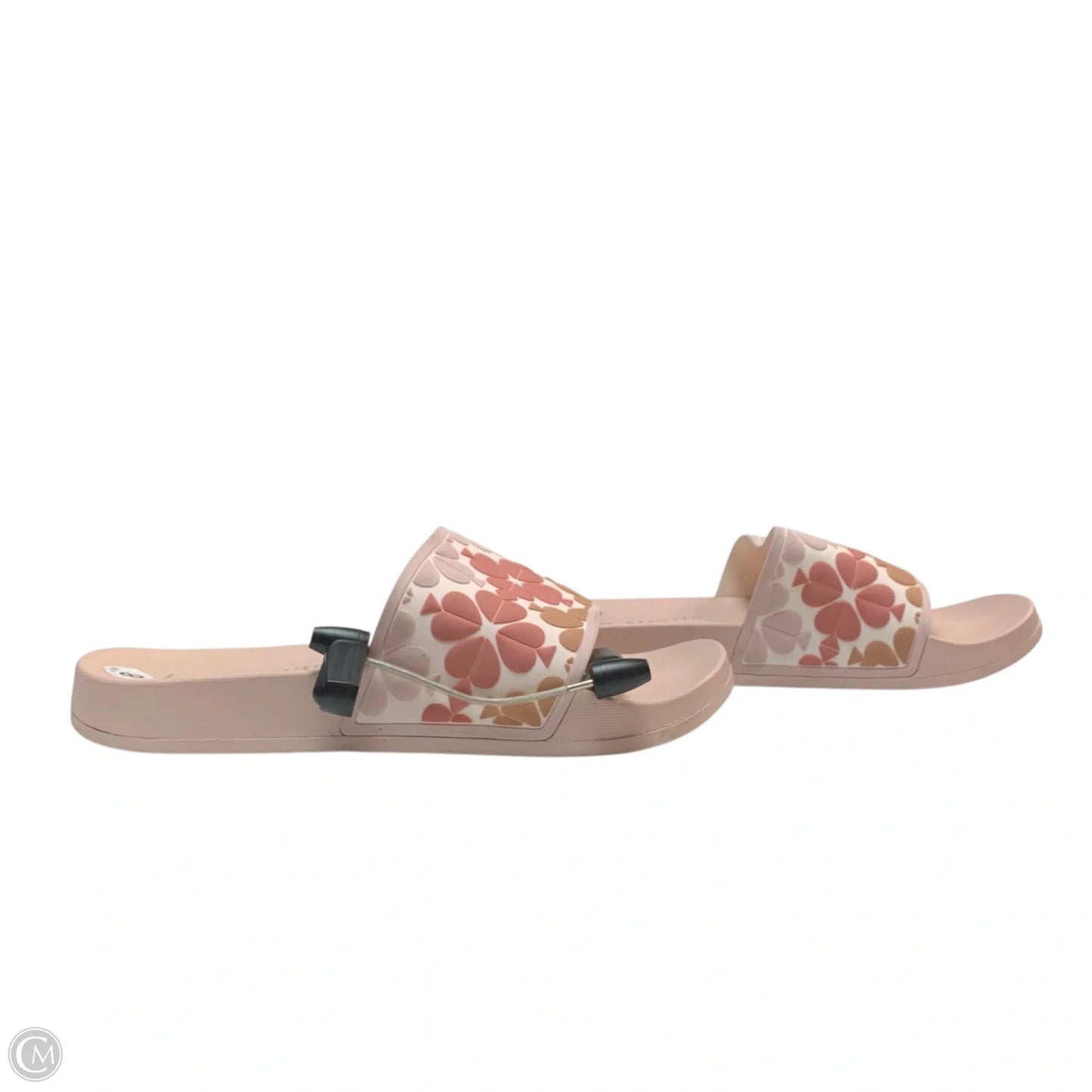 Sandals Designer By Kate Spade In Pink & Red, Size: 8