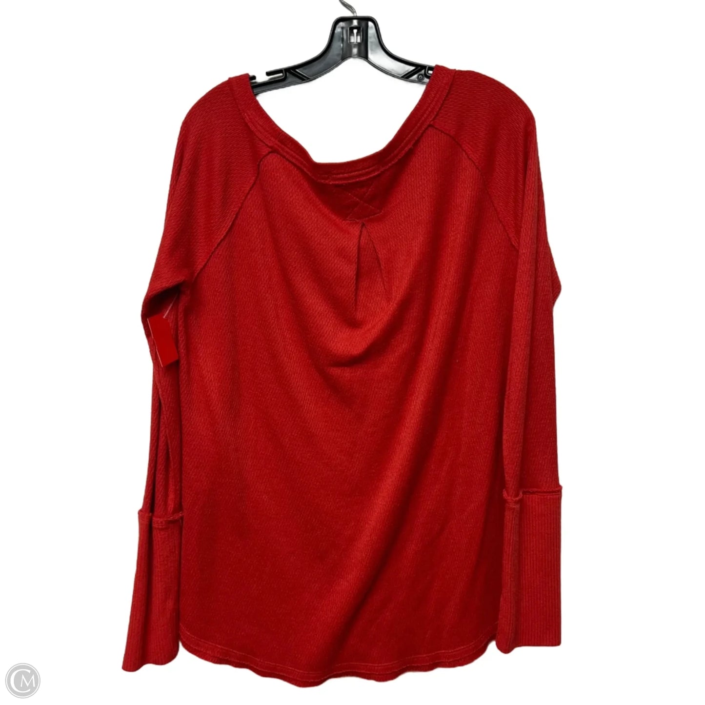 Top Long Sleeve By We The Free In Red, Size: M