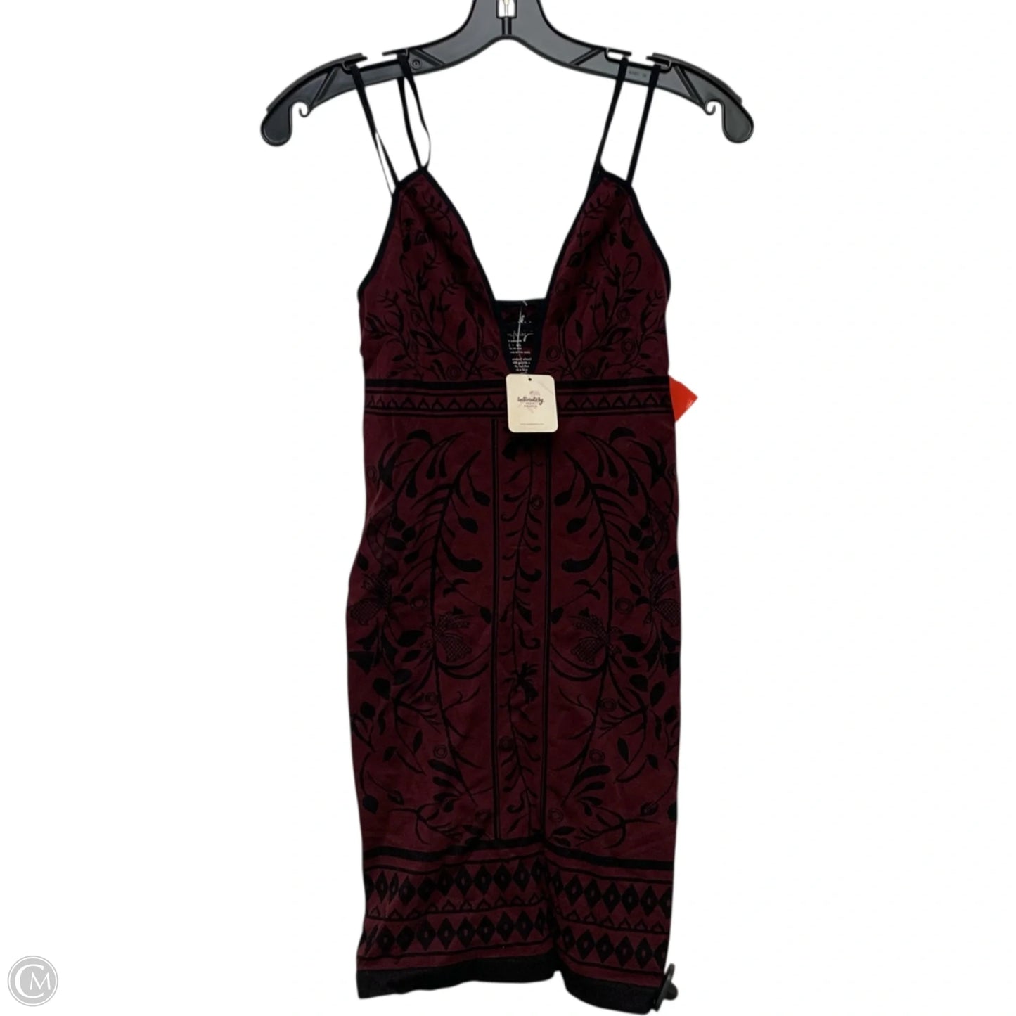 Dress Casual Short By Free People In Black & Red, Size: M