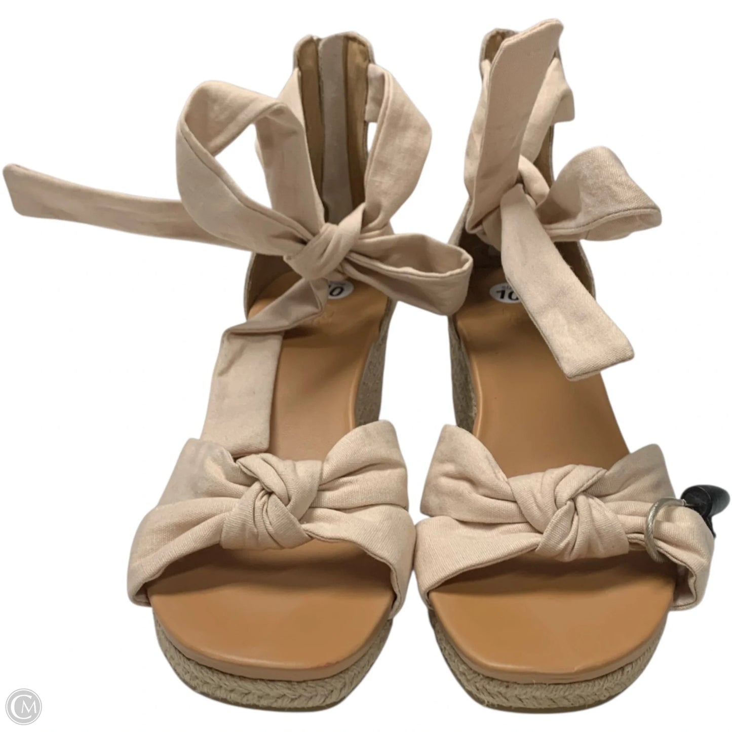 Sandals Designer By Ugg In Beige, Size: 10