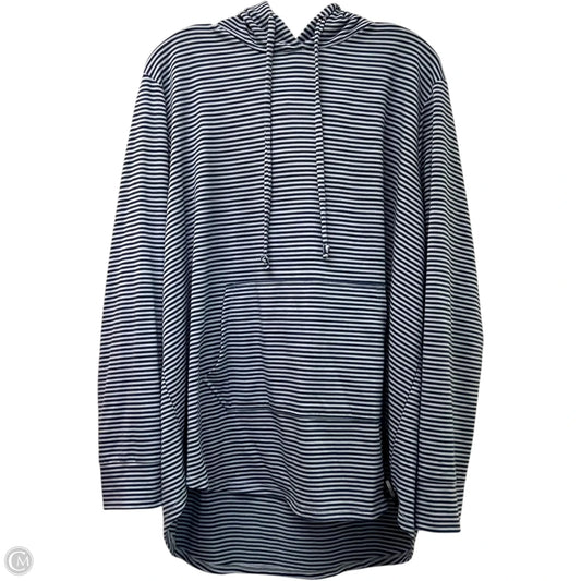 Sweatshirt Hoodie By Workshop In Blue, Size: 3x