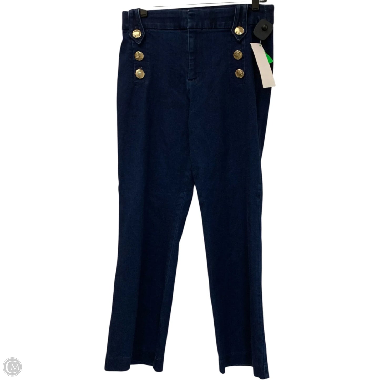 Pants Designer By Lilly Pulitzer In Blue Denim, Size: M