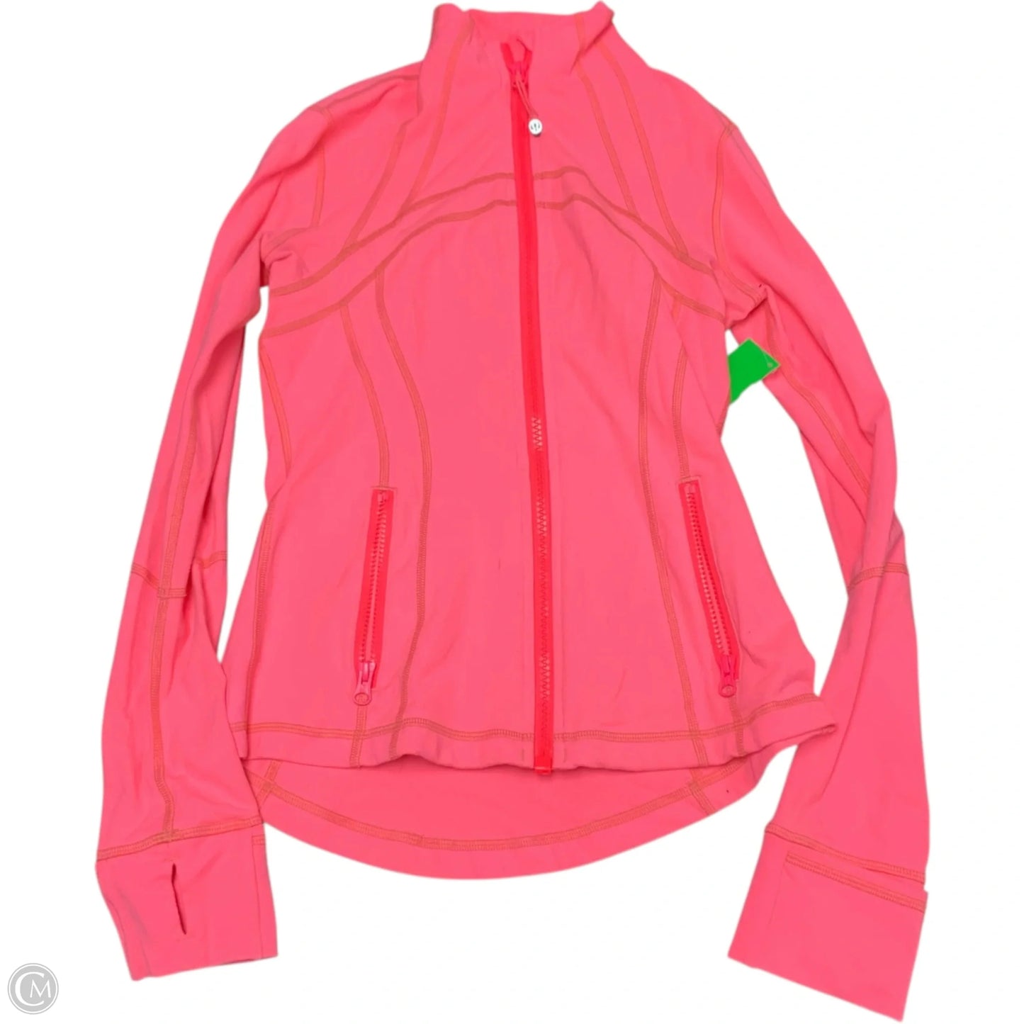 Athletic Jacket By Lululemon In Pink, Size: S