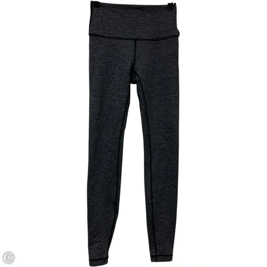 Athletic Leggings By Lululemon In Grey, Size: S