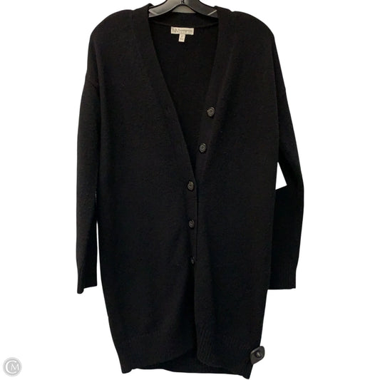 Sweater Cardigan Designer By Neiman Marcus In Black, Size: S