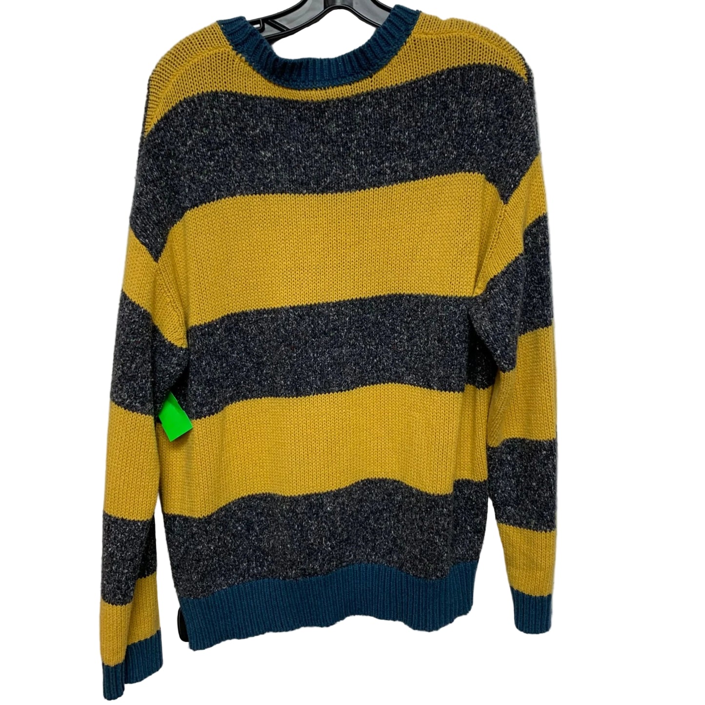 Sweater By Urban Outfitters In Grey & Yellow, Size: M