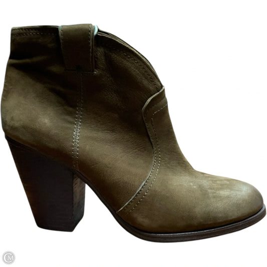 Boots Ankle Heels By Vince Camuto In Brown, Size: 10