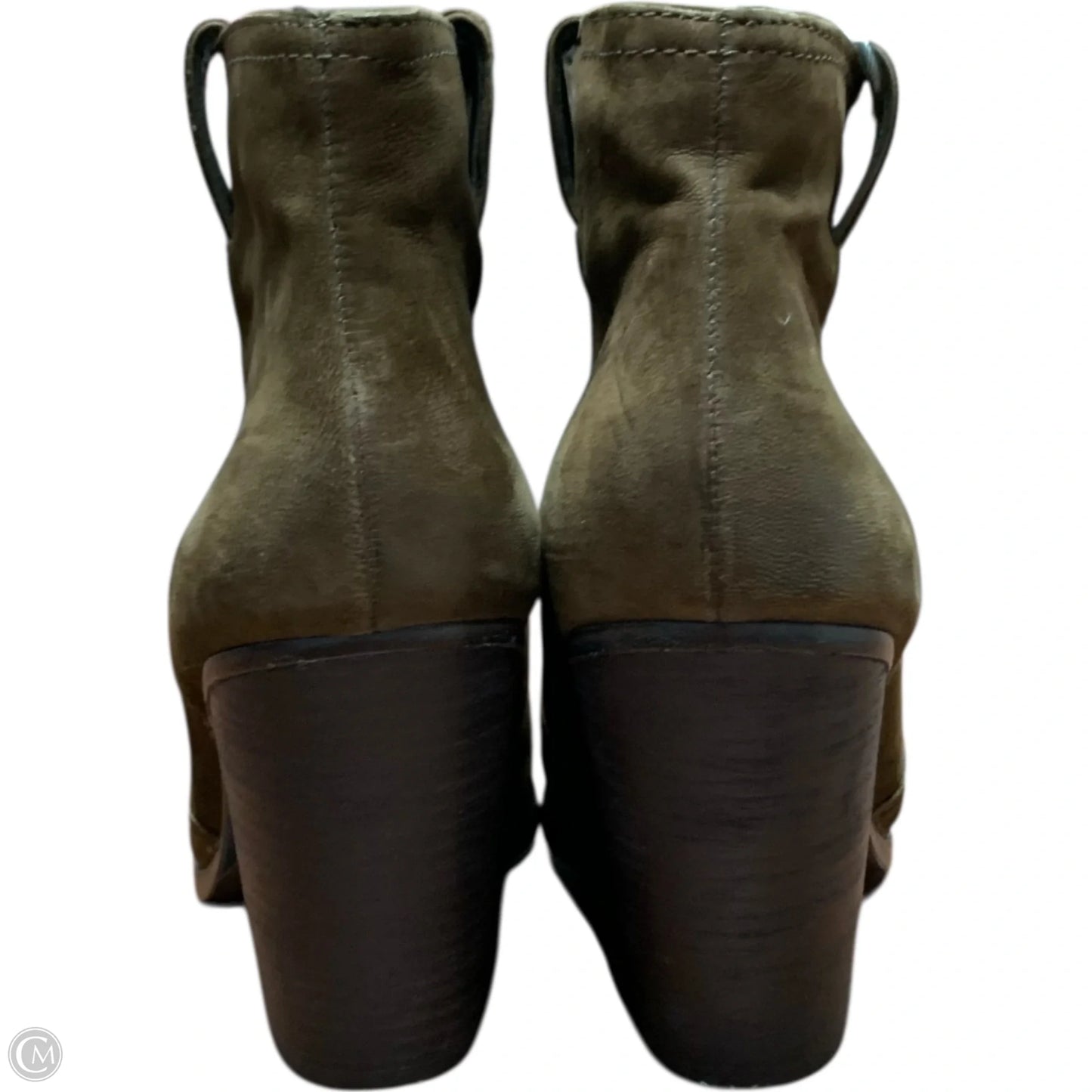 Boots Ankle Heels By Vince Camuto In Brown, Size: 10