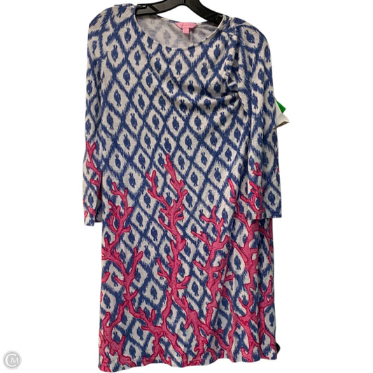 Dress Designer By Lilly Pulitzer In Blue & Pink, Size: S