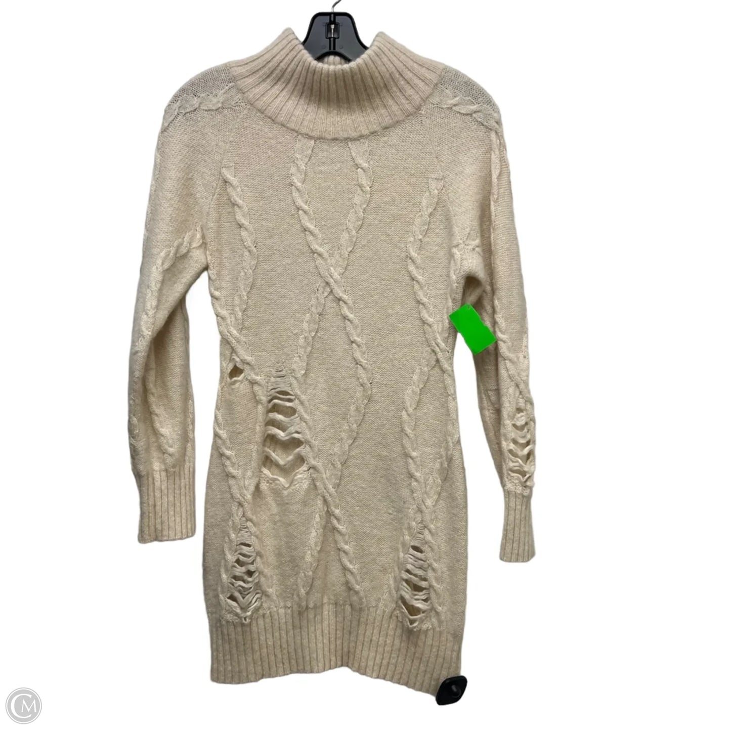 Dress Sweater By Black Horn In Cream, Size: S