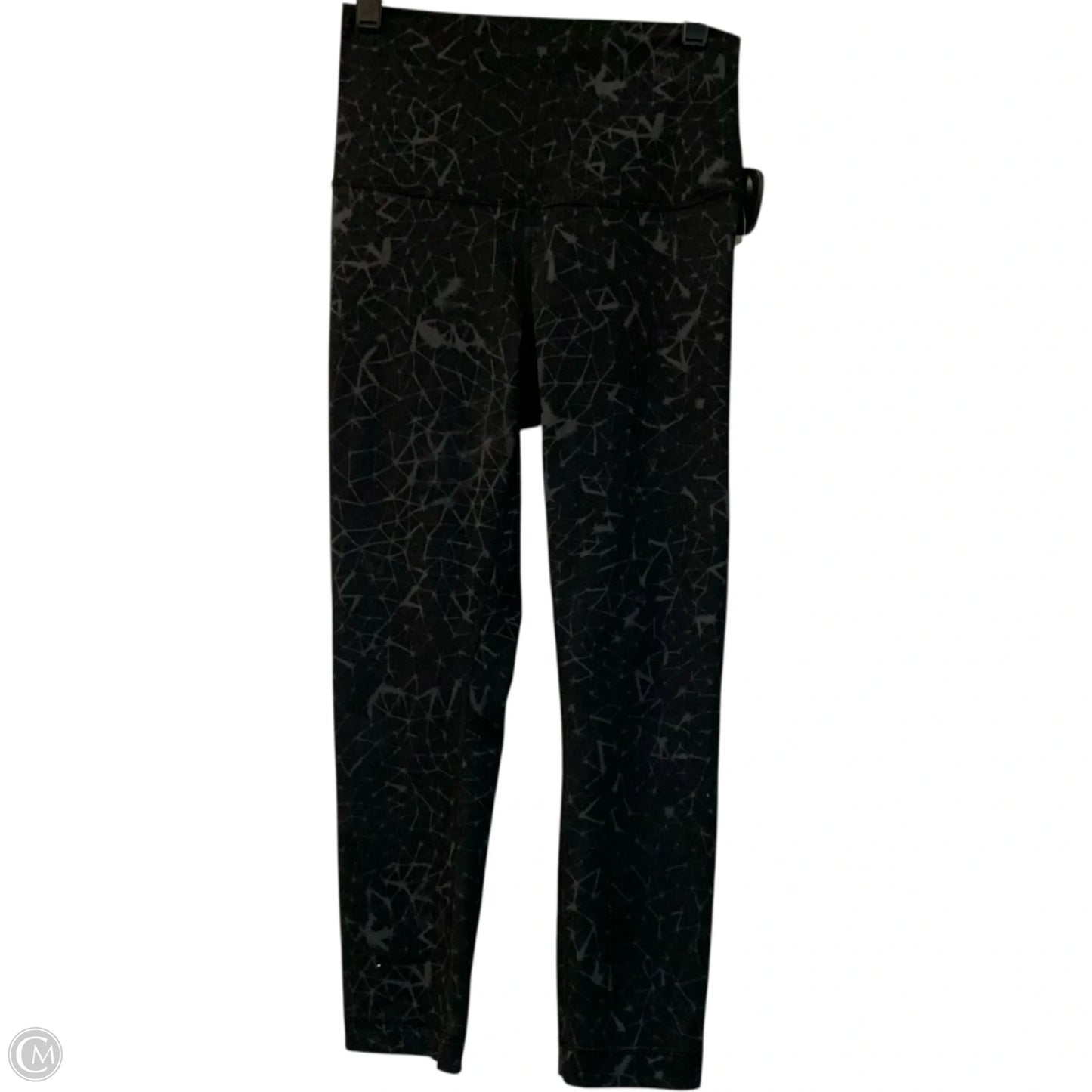 Athletic Leggings By Lululemon In Black & Grey, Size: Xs